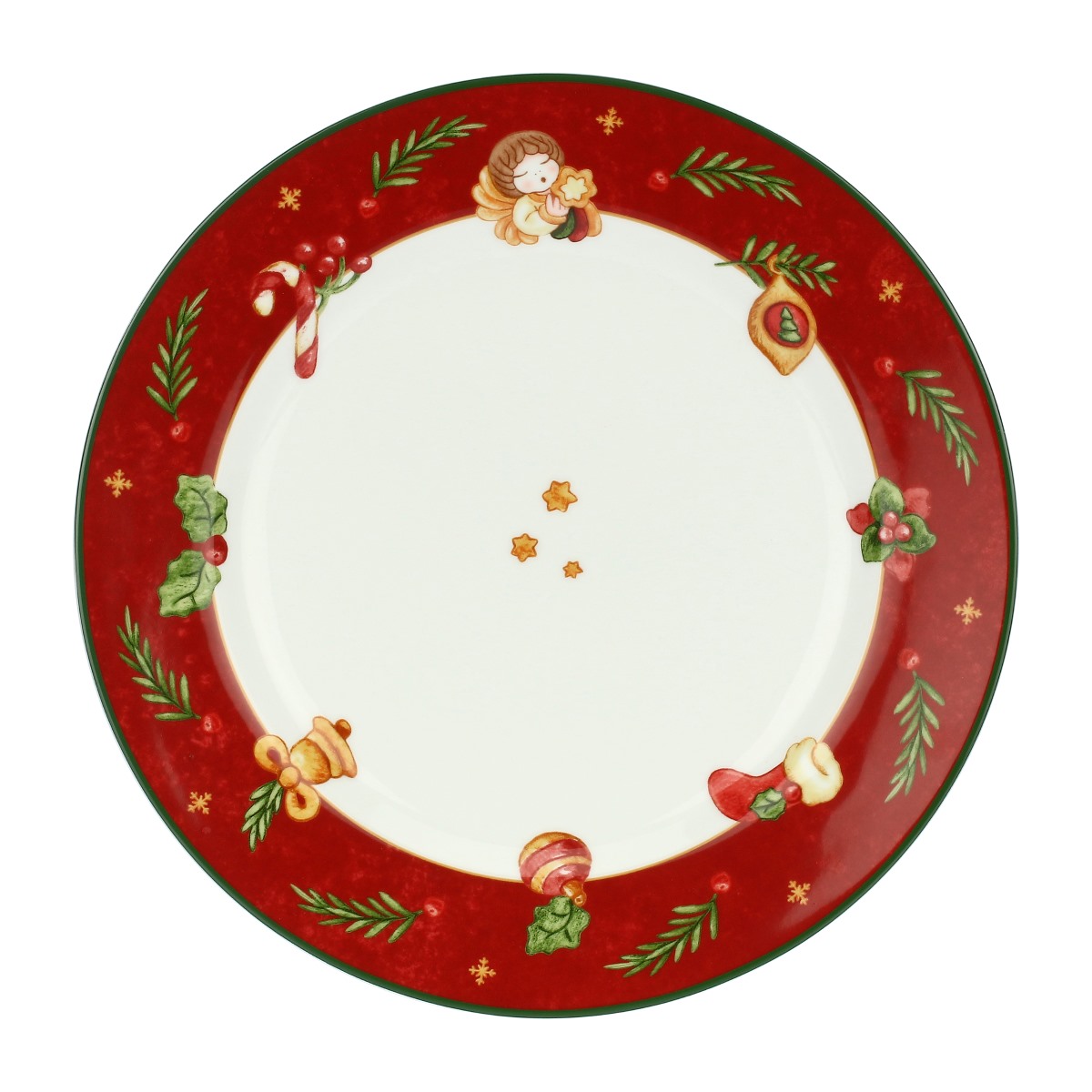 Piatto in porcellana Sorprese di Natale, grande. Prezzo 27,90 euro. Piatto in porcellana Sorprese di Natale, grande. Prezzo 27,90 euro.