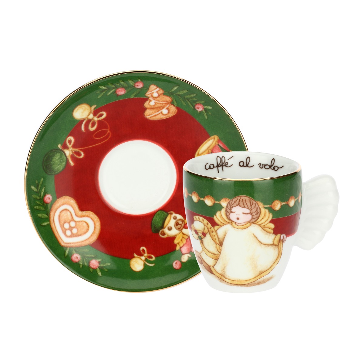 Tazzina caffè espresso Special Edition in porcellana Sorprese di Natale. Prezzo 15,90 euro. Tazzina caffè espresso Special Edition in porcellana Sorprese di Natale. Prezzo 15,90 euro.