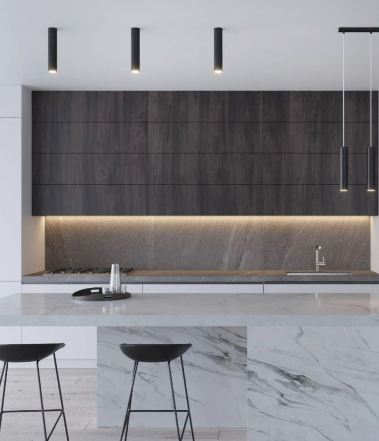 I faretti da soffitto Castro in vendita su Westwing sono funzionali e scenografici nello stesso tempo: infatti illuminano il piano di lavoro della cucina e danno vita ad un raffinato segno grafico  nella composizione. I sottili paralumi cilindrici sono realizzati in acciaio rivestito Nero opaco. Misurano Ø  6 x H 30 cm. Prezzo 54,99 euro cad. www.westwing.it I faretti da soffitto Castro in vendita su Westwing sono funzionali e scenografici nello stesso tempo: infatti illuminano il piano di lavoro della cucina e danno vita ad un raffinato segno grafico  nella composizione. I sottili paralumi cilindrici sono realizzati in acciaio rivestito Nero opaco. Misurano Ø  6 x H 30 cm. Prezzo 54,99 euro cad. www.westwing.it