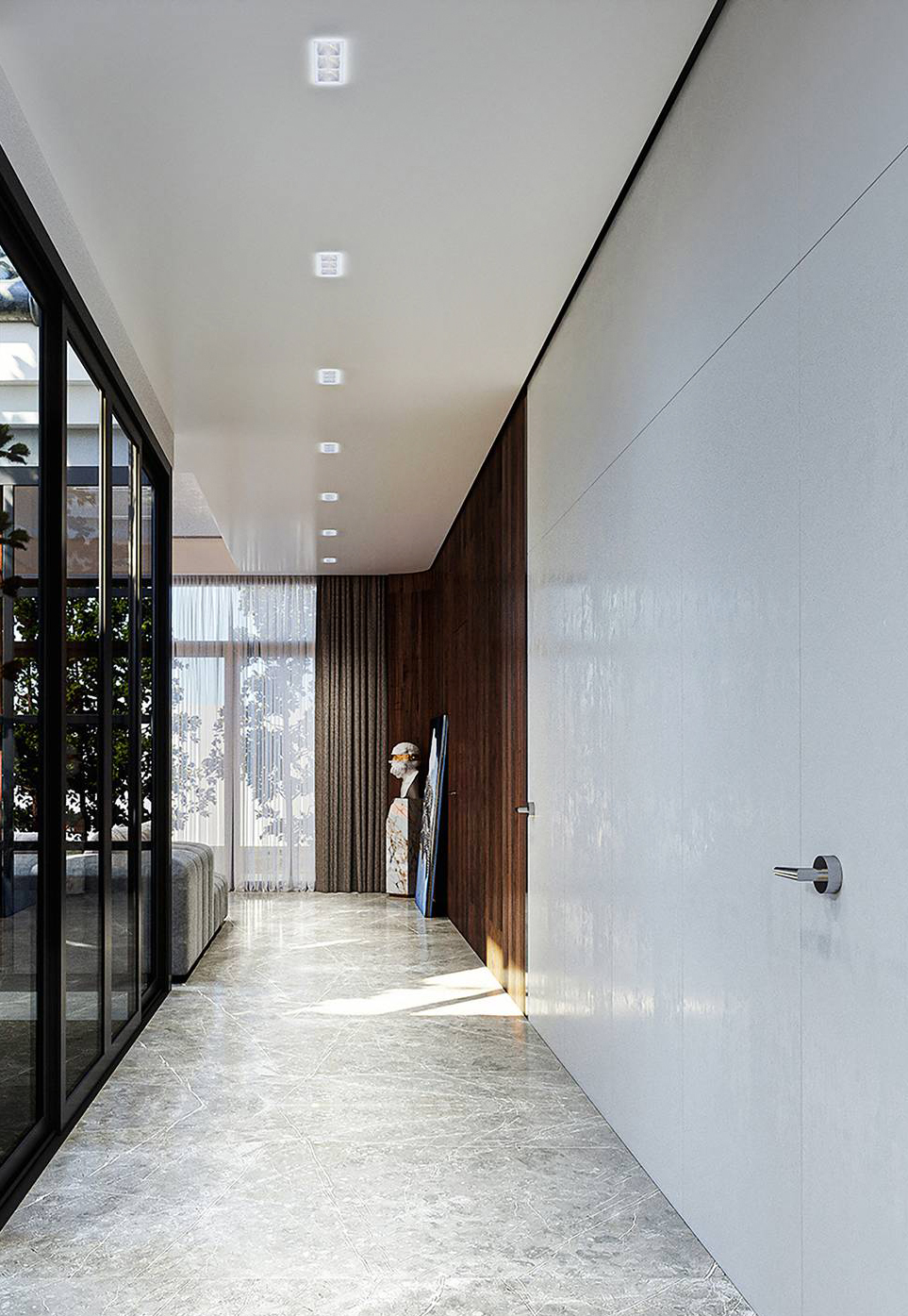 Illuminano il corridoio i faretti da incasso Crystal di iGuzzini con il loro design essenziale,  l' altissimo comfort visivo e la straordinaria efficienza luminosa. L’effetto decorativo è accentuato dalla cornice traslucida che raccoglie, impreziosisce e distribuisce la luce emessa dal riflettore in tanti riflessi cristallini e bagliori magici. Misurano L 19,6 x P 7,6 x H 5,8 cm. Prezzo su richiesta. www.iguzzini.com Illuminano il corridoio i faretti da incasso Crystal di iGuzzini con il loro design essenziale,  l' altissimo comfort visivo e la straordinaria efficienza luminosa. L’effetto decorativo è accentuato dalla cornice traslucida che raccoglie, impreziosisce e distribuisce la luce emessa dal riflettore in tanti riflessi cristallini e bagliori magici. Misurano L 19,6 x P 7,6 x H 5,8 cm. Prezzo su richiesta. www.iguzzini.com