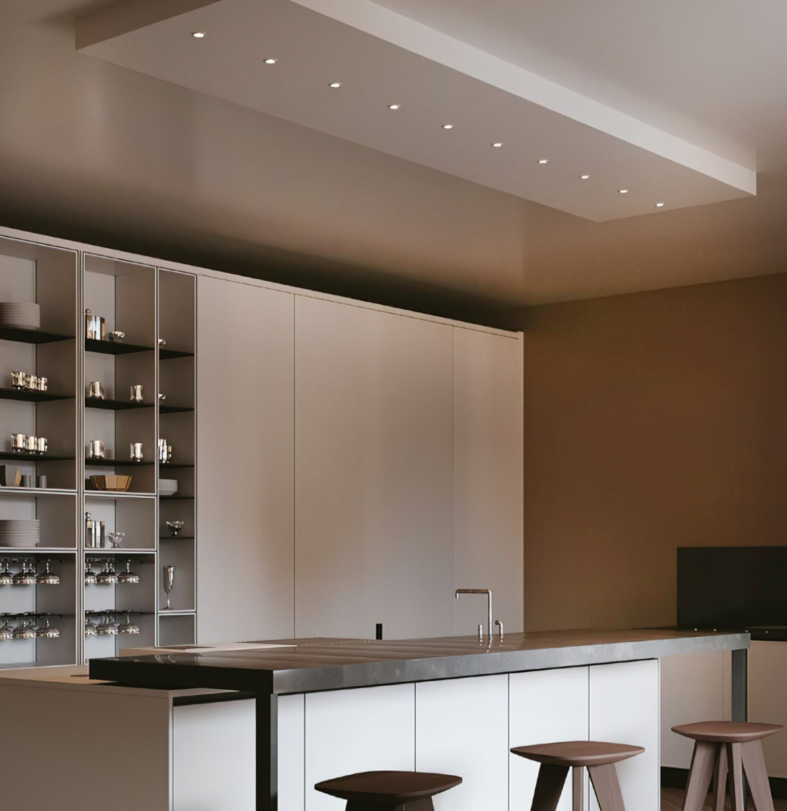 Una doppia ghiera intercambiabile per il faretto rotondo da incasso di Deghi che è in policarbonato bianco ed è dotato di una luce a Led di colore bianco naturale. Grazie alla sua colorazione può essere installato ad incasso nel soffitto e permette di illuminare il bancone della cucina. Misura Ø 4,4 x H 2,8 cm. Prezzo 6 euro. www.deghi.it Una doppia ghiera intercambiabile per il faretto rotondo da incasso di Deghi che è in policarbonato bianco ed è dotato di una luce a Led di colore bianco naturale. Grazie alla sua colorazione può essere installato ad incasso nel soffitto e permette di illuminare il bancone della cucina. Misura Ø 4,4 x H 2,8 cm. Prezzo 6 euro. www.deghi.it