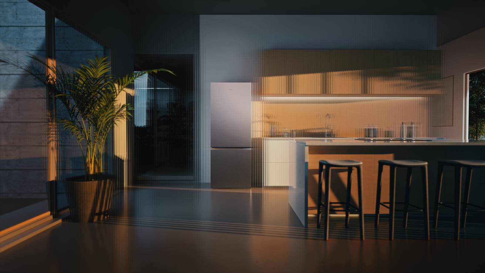 Capiente 538 litri, il frigorifero combinato freestanding da 75 cm F1RST 75 AI RB53DG703DS9EF di Samsung è in classe energetica D, ha motore Digital Inverter e funzionalità SmartThings Mode che ottimizza la velocità del compressore e il ciclo di defrost a seconda delle abitudini di utilizzo e dell’ambiente. Per aumentare i vantaggi in termini di capienza, il modello SpaceMax™ è progettato con pareti sottili, pur mantenendo invariata l’efficienza di isolamento e le temperature costanti. Misura L 76 x P 71 x H 203 cm. Prezzo 1.499 euro. www.samsung.com Capiente 538 litri, il frigorifero combinato freestanding da 75 cm F1RST 75 AI RB53DG703DS9EF di Samsung è in classe energetica D, ha motore Digital Inverter e funzionalità SmartThings Mode che ottimizza la velocità del compressore e il ciclo di defrost a seconda delle abitudini di utilizzo e dell’ambiente. Per aumentare i vantaggi in termini di capienza, il modello SpaceMax™ è progettato con pareti sottili, pur mantenendo invariata l’efficienza di isolamento e le temperature costanti. Misura L 76 x P 71 x H 203 cm. Prezzo 1.499 euro. www.samsung.com