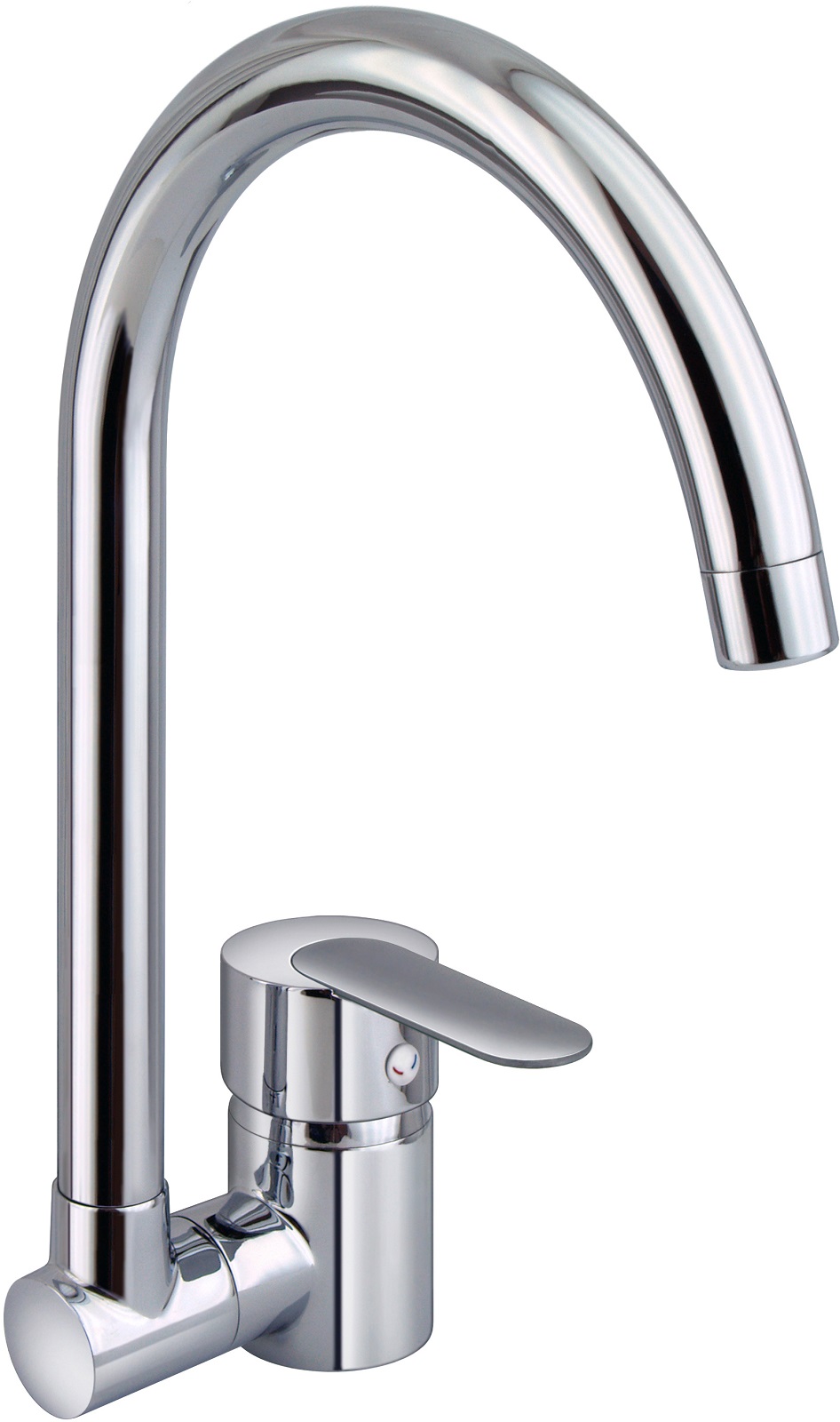 È ribaltabile il rubinetto cucina monocomando di OBI ideale per l’installazione sottofinestra con finitura cromata e alto 29 cm. Prezzo 117,50 euro. www.obi-italia.it