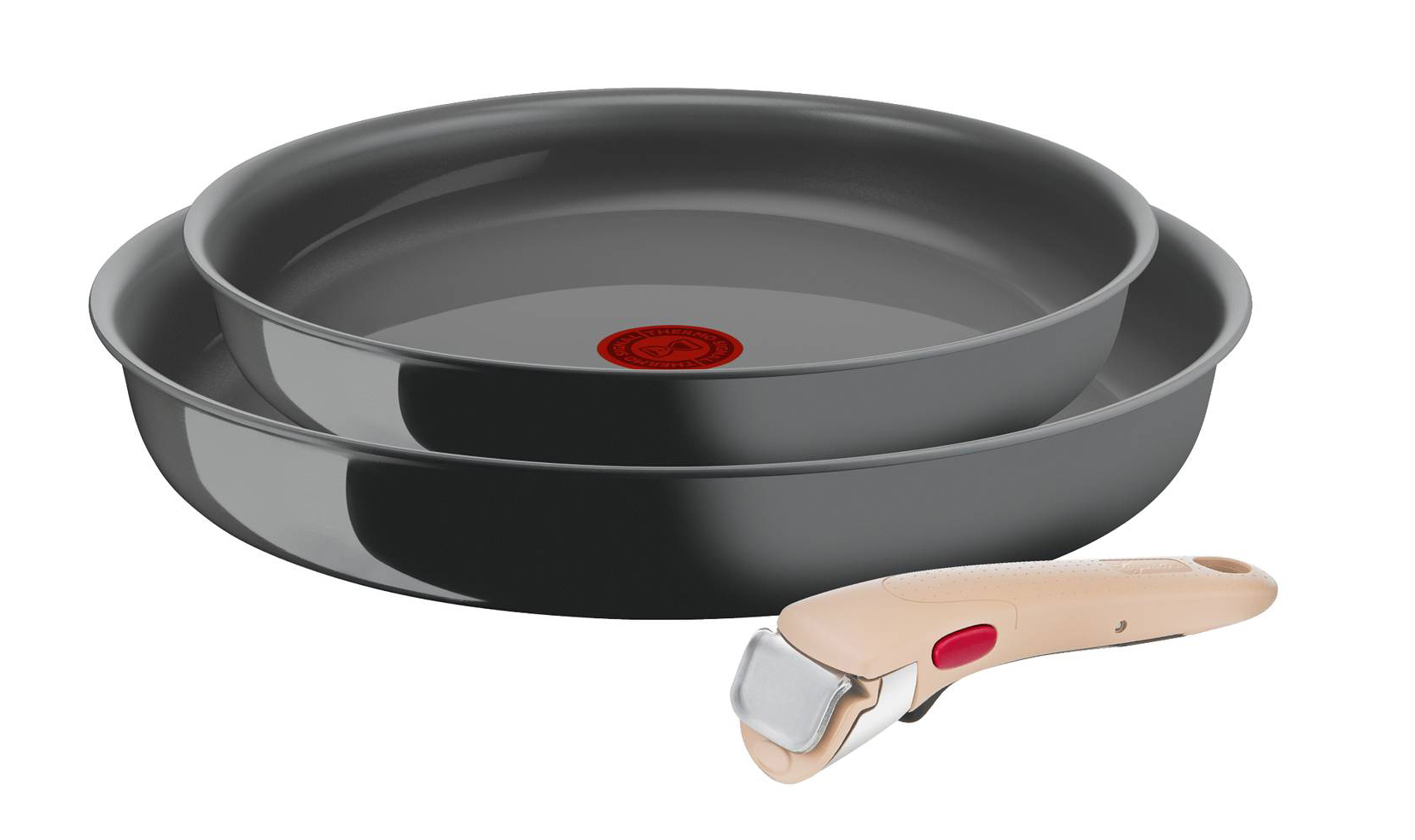 La linea Ingenio Vivissima di Lagostina si distingue per il manico removibile, una soluzione che unisce versatilità e praticità. Infatti, con un semplice clic, le pentole possono essere spostate dal fornello al forno, dal forno alla tavola e dalla tavola al frigorifero. Con rivestimento in ceramica antiaderente, ideale per chi ama una cucina sana senza l’aggiunta di grassi, è compatibile con tutti i tipi di piano cottura e garantisce risultati deliziosi grazie all’indicatore di calore Thermo-Signal. Prezzo del set di 3 pezzi (2 casseruole con manico) 89,90 euro. www.lagostina.it