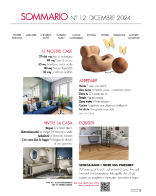 sommario cose di casa dicembre 2024
