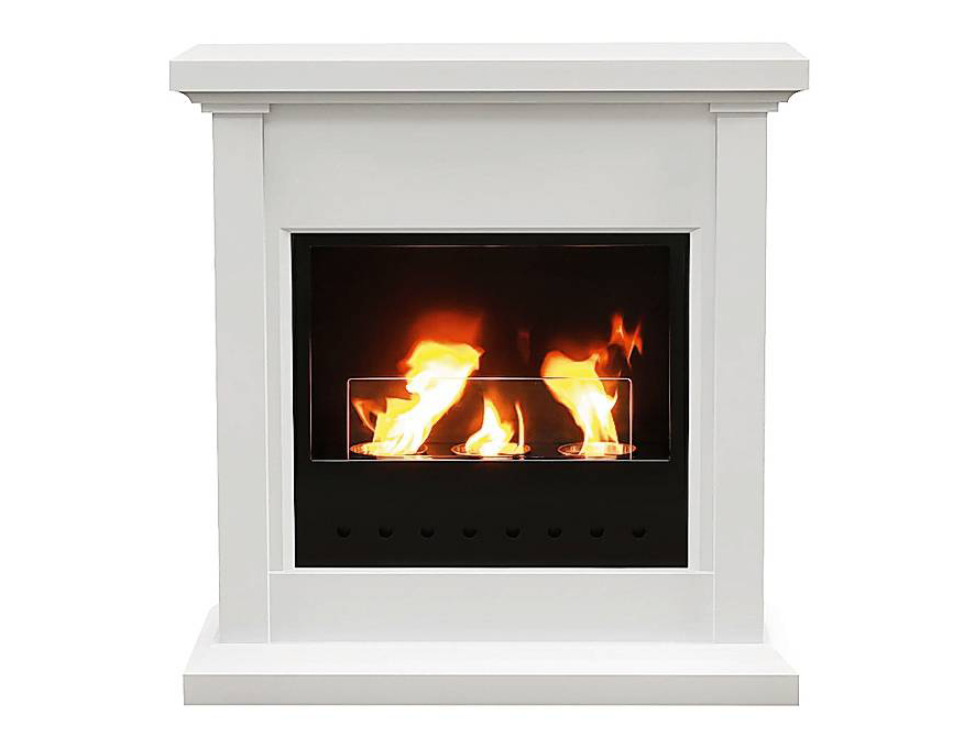 Di Homcom, questo modello a 3 bruciatori, grazie alla cornice bianca completa di vetro temperato di protezione, riproduce l’aspetto di un caminetto tradizionale. Riscalda in modo efficace 16-18 mq. Misura L 63,5 x P 24 x H 66 cm. Costa 213,95 euro. In vendita su www.aosom.it Di Homcom, questo modello a 3 bruciatori, grazie alla cornice bianca completa di vetro temperato di protezione, riproduce l’aspetto di un caminetto tradizionale. Riscalda in modo efficace 16-18 mq. Misura L 63,5 x P 24 x H 66 cm. Costa 213,95 euro. In vendita su www.aosom.it