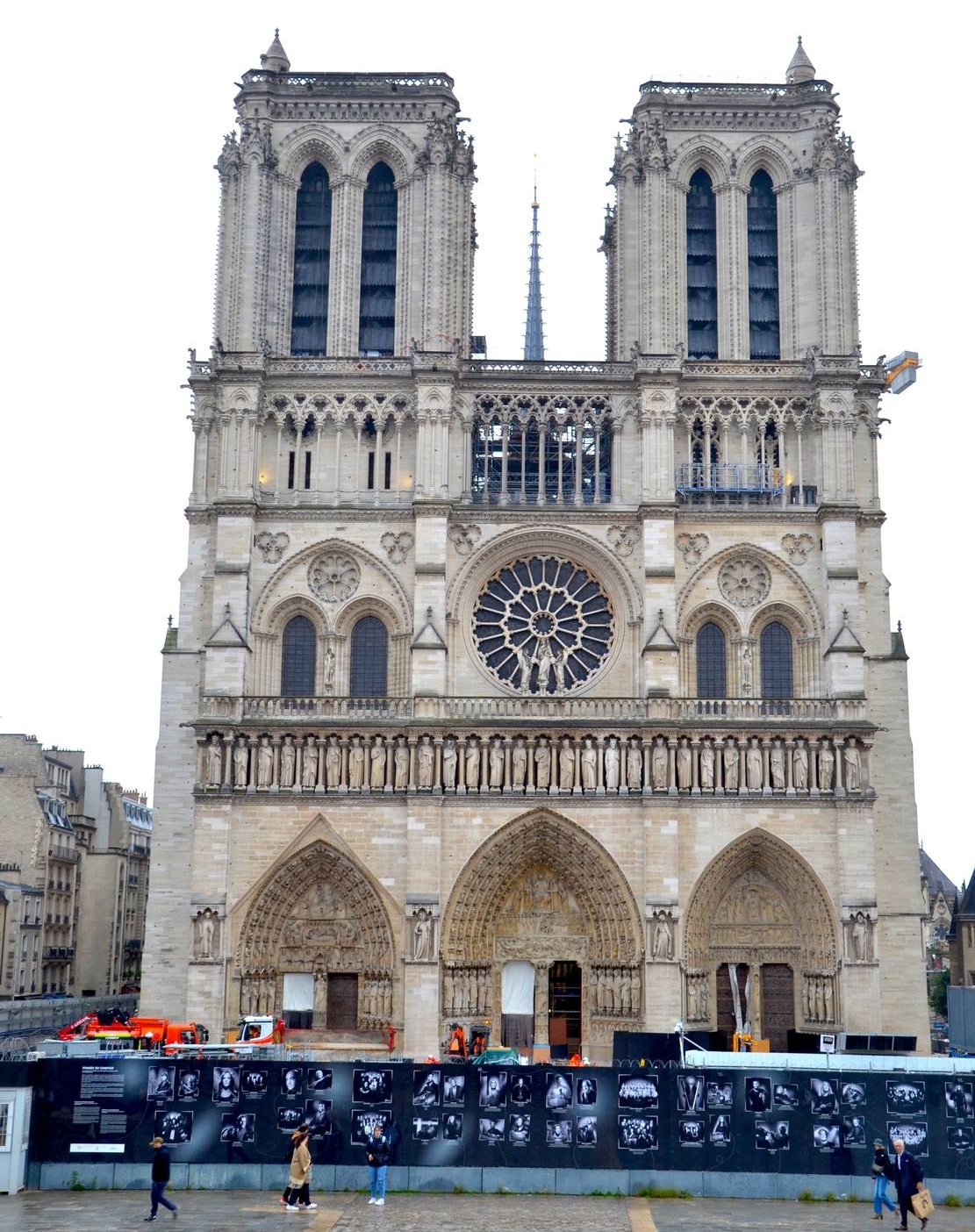 Facciata restaurata Notre Dame