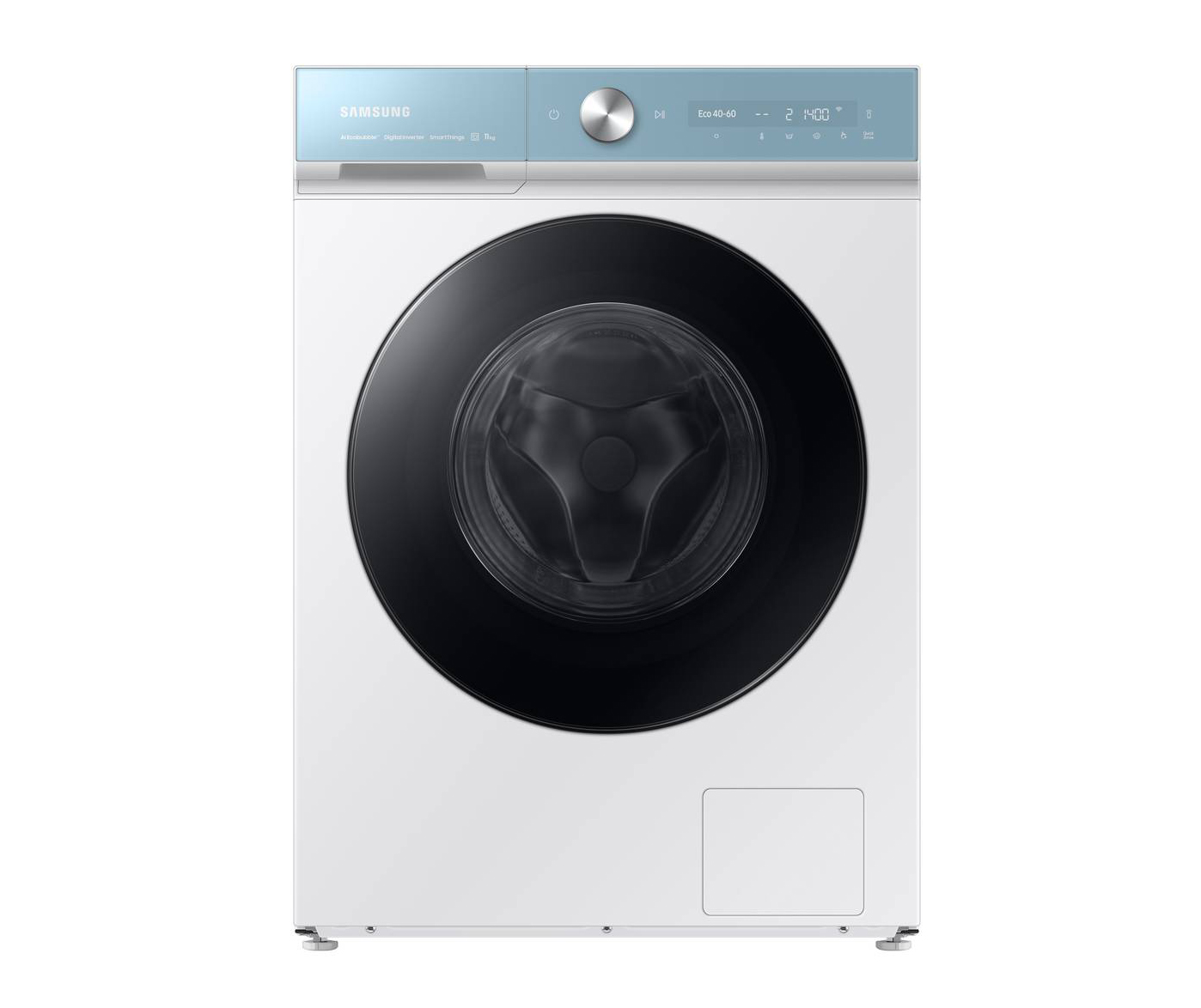 Per 11 kg di bucato, la lavatrice Bespoke AI™ QuickDrive™ WW11BB944DGM di Samsung ha tecnologia AI Ecobubble™ che crea bolle in grado di rimuovere lo sporco già alle basse temperature. La quantità di bolle, il tempo di lavaggio, la temperatura e la centrifuga sono ottimizzati in automatico in base al tipo di tessuto rilevato. Il motore Digital Inverter™ sfrutta dei solidi magneti che consentono di ottenere i risultati desiderati in maniera efficace e silenziosa con un’emissione sonora di soli 72 decibel. È in classe di efficienza energetica A. Misura L 60 x P 60 x H 85 cm. Prezzo 1.649,00 euro. www.samsung.com Per 11 kg di bucato, la lavatrice Bespoke AI™ QuickDrive™ WW11BB944DGM di Samsung ha tecnologia AI Ecobubble™ che crea bolle in grado di rimuovere lo sporco già alle basse temperature. La quantità di bolle, il tempo di lavaggio, la temperatura e la centrifuga sono ottimizzati in automatico in base al tipo di tessuto rilevato. Il motore Digital Inverter™ sfrutta dei solidi magneti che consentono di ottenere i risultati desiderati in maniera efficace e silenziosa con un’emissione sonora di soli 72 decibel. È in classe di efficienza energetica A. Misura L 60 x P 60 x H 85 cm. Prezzo 1.649,00 euro. www.samsung.com