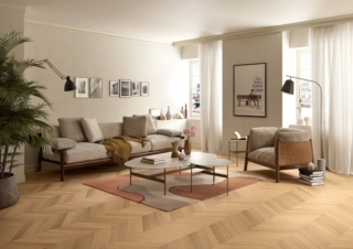 Parquet in Rovere Europeo spazzolato, spina Star Rovere Cream con taglio delle teste dei listelli a 45°. www.woodco.it Parquet in Rovere Europeo spazzolato, spina Star Rovere Cream con taglio delle teste dei listelli a 45°. www.woodco.it