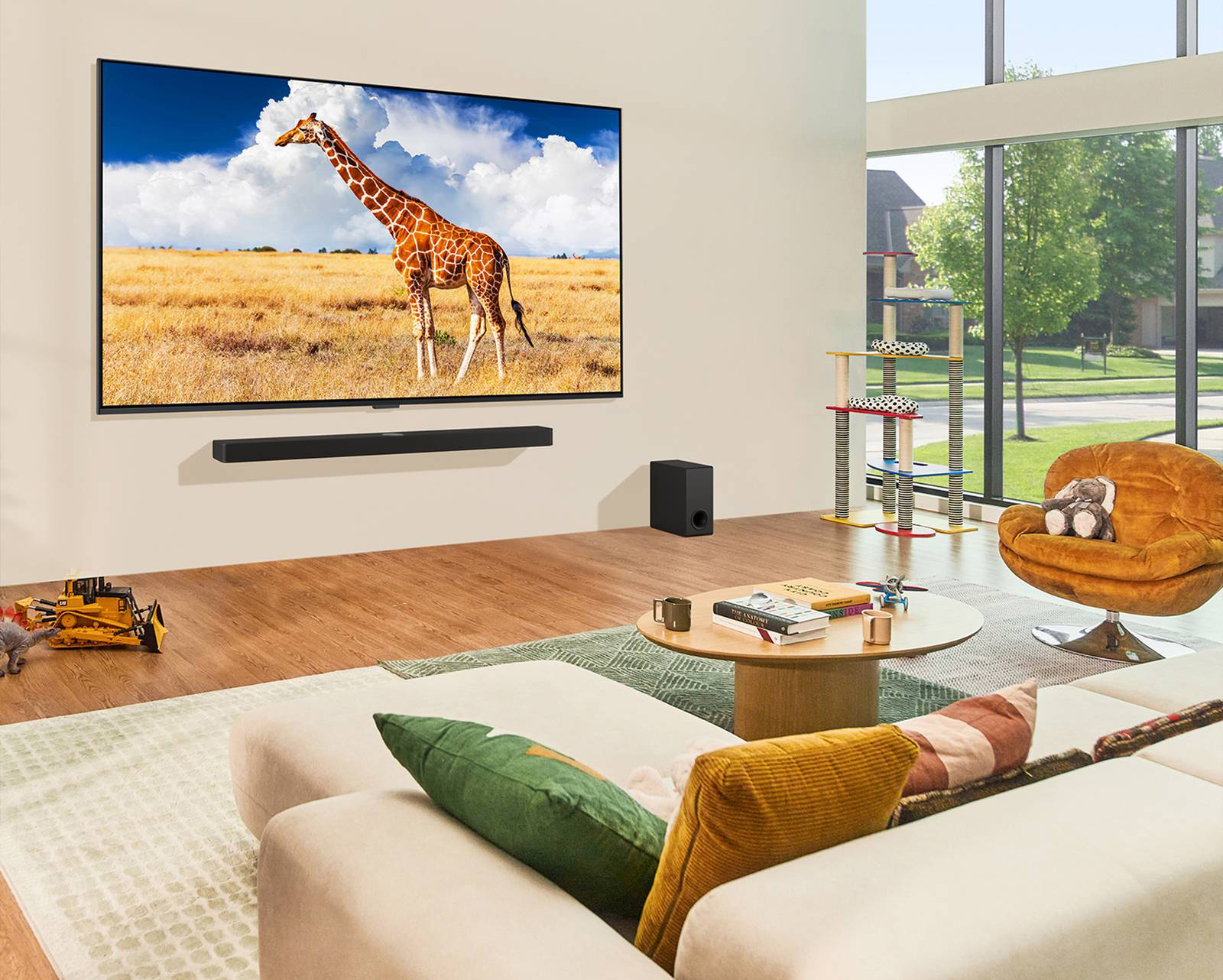 Da 75 pollici, il televisore LG QNED è in classe D. Unisce tre tecnologie differenti: Quantum Dot, NanoCell e Mini LED per fornire colori più puri e una gamma di colori più ampia, con un effetto bloom ridotto al minimo anche ad elevati livelli di luminosità. Calibra inoltre la resa audio in maniera automatica, in modo da ricreare un profilo sonoro avvolgente in base all'acustica della stanza e a dove si è seduti. Prezzo 1.599 euro. www.lg.com Da 75 pollici, il televisore LG QNED è in classe D. Unisce tre tecnologie differenti: Quantum Dot, NanoCell e Mini LED per fornire colori più puri e una gamma di colori più ampia, con un effetto bloom ridotto al minimo anche ad elevati livelli di luminosità. Calibra inoltre la resa audio in maniera automatica, in modo da ricreare un profilo sonoro avvolgente in base all'acustica della stanza e a dove si è seduti. Prezzo 1.599 euro. www.lg.com