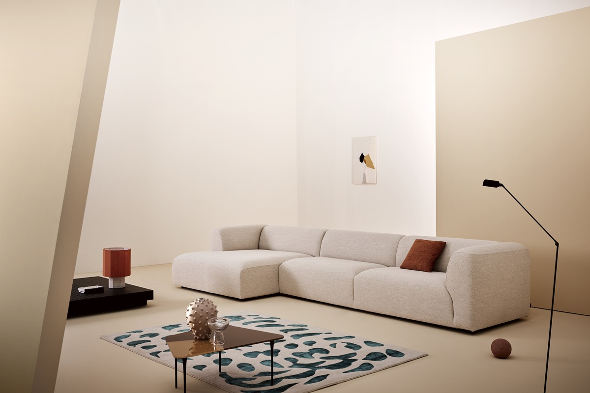 Divano Gemini e tavolino Raft