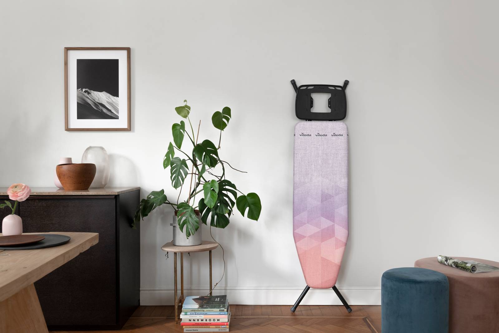 Vileda Asse da stiro Diamond con copriasse provvisto di sistema anti-ingiallimento