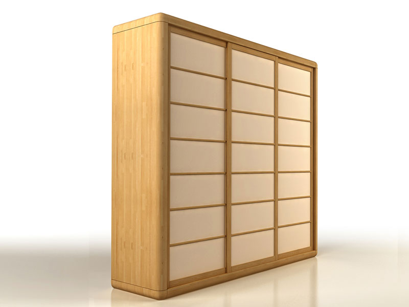 Legno massello di faggio europeo per l'armadio Arca di Cinius che ha la struttura con una linea arrotondata e due ante scorrevoli Shoji, prive di meccanismi e estremamente silenziose perché scorrono legno su legno. Le ante sono disponibili con foderature diverse, dalla tradizionale carta di riso al tessuto di cotone passando per il Plexiglas e il PVC espanso. Prezzo a partire da 4.250 euro. www.cinius.com Legno massello di faggio europeo per l'armadio Arca di Cinius che ha la struttura con una linea arrotondata e due ante scorrevoli Shoji, prive di meccanismi e estremamente silenziose perché scorrono legno su legno. Le ante sono disponibili con foderature diverse, dalla tradizionale carta di riso al tessuto di cotone passando per il Plexiglas e il PVC espanso. Prezzo a partire da 4.250 euro. www.cinius.com
