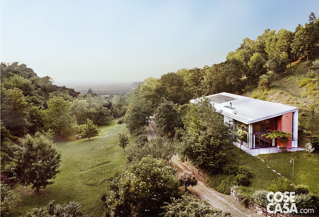 Vista dall'alto dell'esterno dell'edificio Vista dall'alto dell'esterno dell'edificio