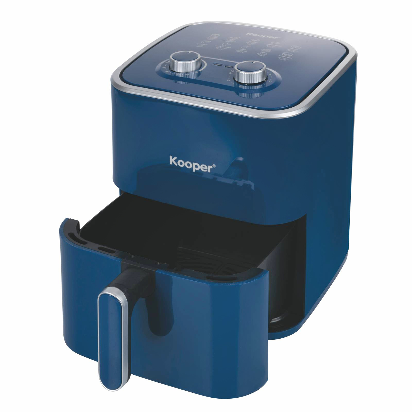 Capiente 5,5 litri, la friggitrice ad aria California di Kooper ha potenza di 1.300 watt e temperatura regolabile da 80°C a 200°C. L’impugnatura termoresistente e anti-scottatura, il sistema di autospegnimento e il timer facilitano l’utilizzo. Misura L 24 x P 24 x H 29,5 cm. Prezzo 69,99 euro. www.satur.it Capiente 5,5 litri, la friggitrice ad aria California di Kooper ha potenza di 1.300 watt e temperatura regolabile da 80°C a 200°C. L’impugnatura termoresistente e anti-scottatura, il sistema di autospegnimento e il timer facilitano l’utilizzo. Misura L 24 x P 24 x H 29,5 cm. Prezzo 69,99 euro. www.satur.it