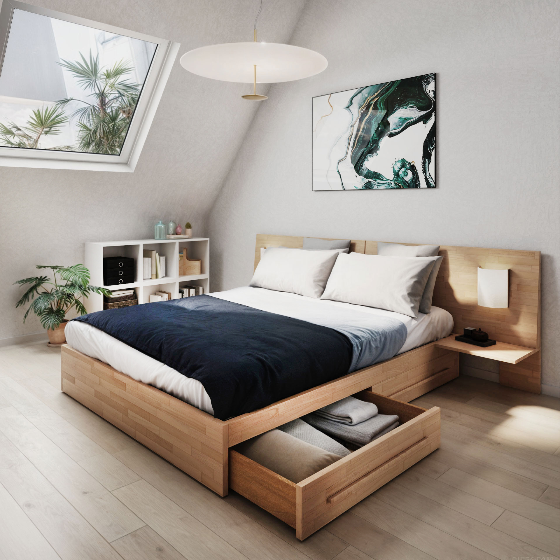 È realizzato in legno massello di faggio lamellare il letto Comodo Rid di Cinius che grazie alle sue dimensioni compatte è facile da ambientare, anche in una camera piccola. Può essere attrezzato con una serie di cassetti laterali scorrevoli su ruote per ottimizzare lo spazio. Misura L 165,2 x P 205,5 x H 30 cm. Prezzo da 920 euro. www.cinius.com È realizzato in legno massello di faggio lamellare il letto Comodo Rid di Cinius che grazie alle sue dimensioni compatte è facile da ambientare, anche in una camera piccola. Può essere attrezzato con una serie di cassetti laterali scorrevoli su ruote per ottimizzare lo spazio. Misura L 165,2 x P 205,5 x H 30 cm. Prezzo da 920 euro. www.cinius.com