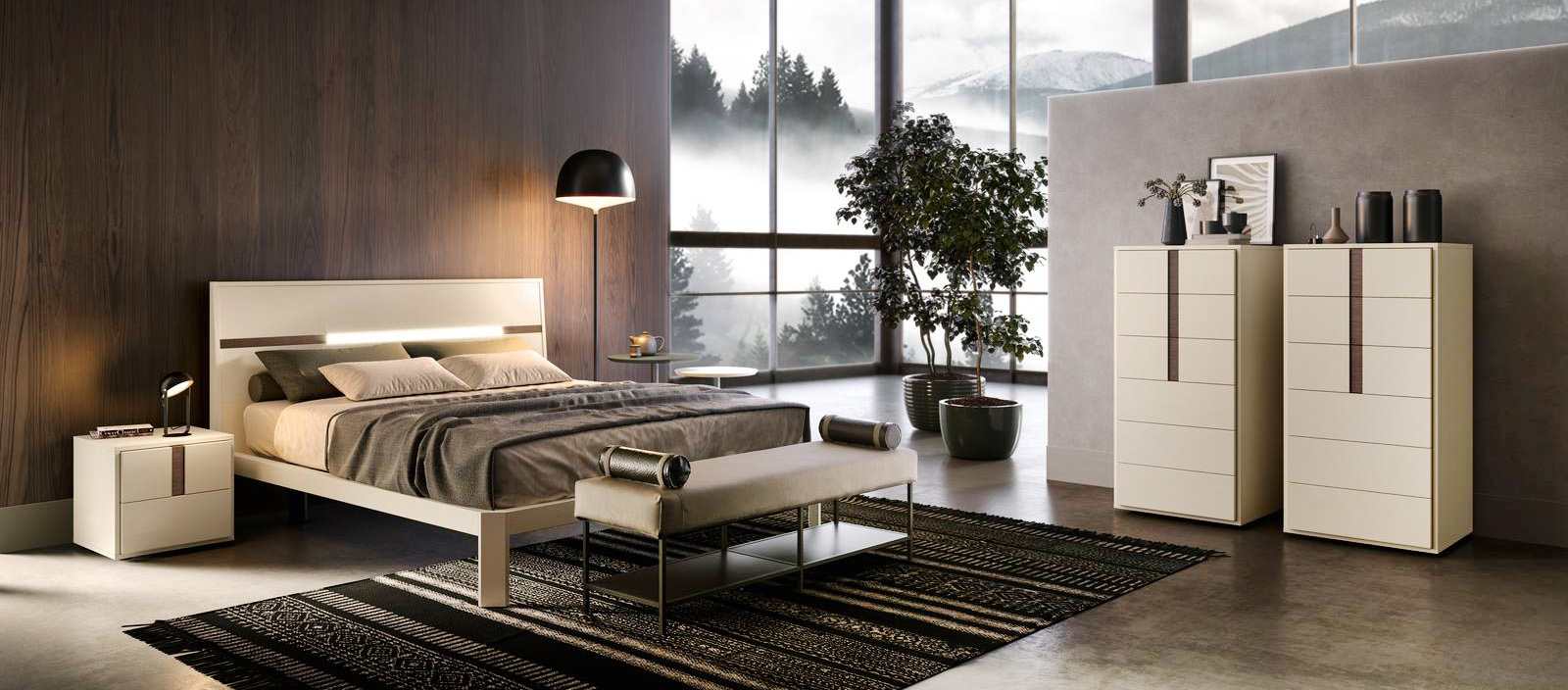 Ha la testata in Laccato Crema Opaco il letto Ran della linea Eclipse di Moretti Compact Giorno Notte che è caratterizzato da una forma squadrata ed essenziale, di ispirazione zen, con un inserto orizzontale muschio, un dettaglio di contrasto valorizzato dalla presenza di una plafoniera a LED nella parte centrale. Misura L 176 x P 206 x H 105 cm. Prezzo 1.293 euro.  www.giornonotte.moretticompact.it Ha la testata in Laccato Crema Opaco il letto Ran della linea Eclipse di Moretti Compact Giorno Notte che è caratterizzato da una forma squadrata ed essenziale, di ispirazione zen, con un inserto orizzontale muschio, un dettaglio di contrasto valorizzato dalla presenza di una plafoniera a LED nella parte centrale. Misura L 176 x P 206 x H 105 cm. Prezzo 1.293 euro.  www.giornonotte.moretticompact.it