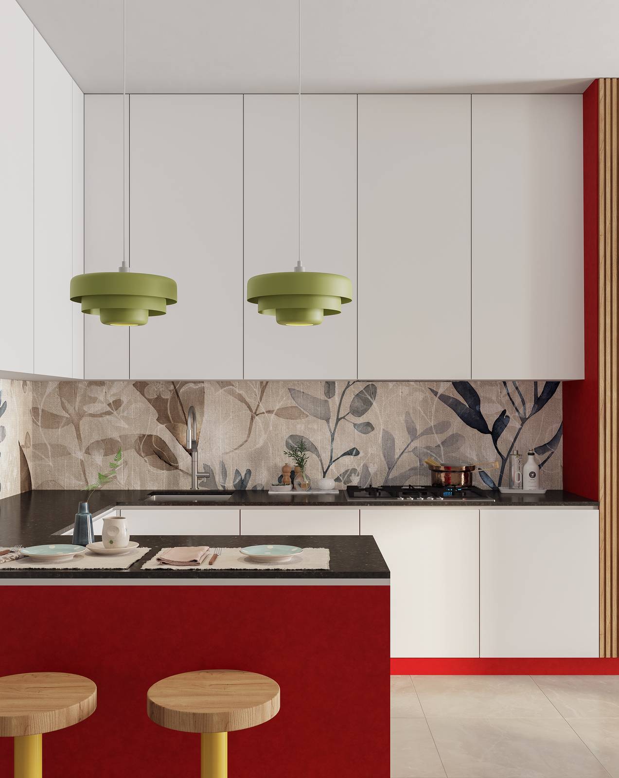 Merida è la carta da parati di InkiostroBianco che fa parte della collezione White Paper, un foglio bianco, l’ambiente interno è la tela su cui dipingere le visioni più creative. Stampata in digitale con ispirazione floreale è disponibile in due varianti di colore, trasforma gli ambienti in luoghi di meraviglia portando serenità. Disponibile su diversi supporti, nella foto il rivestimento parietale in cucina è realizzato in materiale EQ dekor, un tessuto tecnico strutturale ad alte prestazioni adatto all’applicazione in zone umide. Il rollo misura L 94 cm. prezzo 166 euro/mq. www.inkiostrobianco.com Merida è la carta da parati di InkiostroBianco che fa parte della collezione White Paper, un foglio bianco, l’ambiente interno è la tela su cui dipingere le visioni più creative. Stampata in digitale con ispirazione floreale è disponibile in due varianti di colore, trasforma gli ambienti in luoghi di meraviglia portando serenità. Disponibile su diversi supporti, nella foto il rivestimento parietale in cucina è realizzato in materiale EQ dekor, un tessuto tecnico strutturale ad alte prestazioni adatto all’applicazione in zone umide. Il rollo misura L 94 cm. prezzo 166 euro/mq. www.inkiostrobianco.com