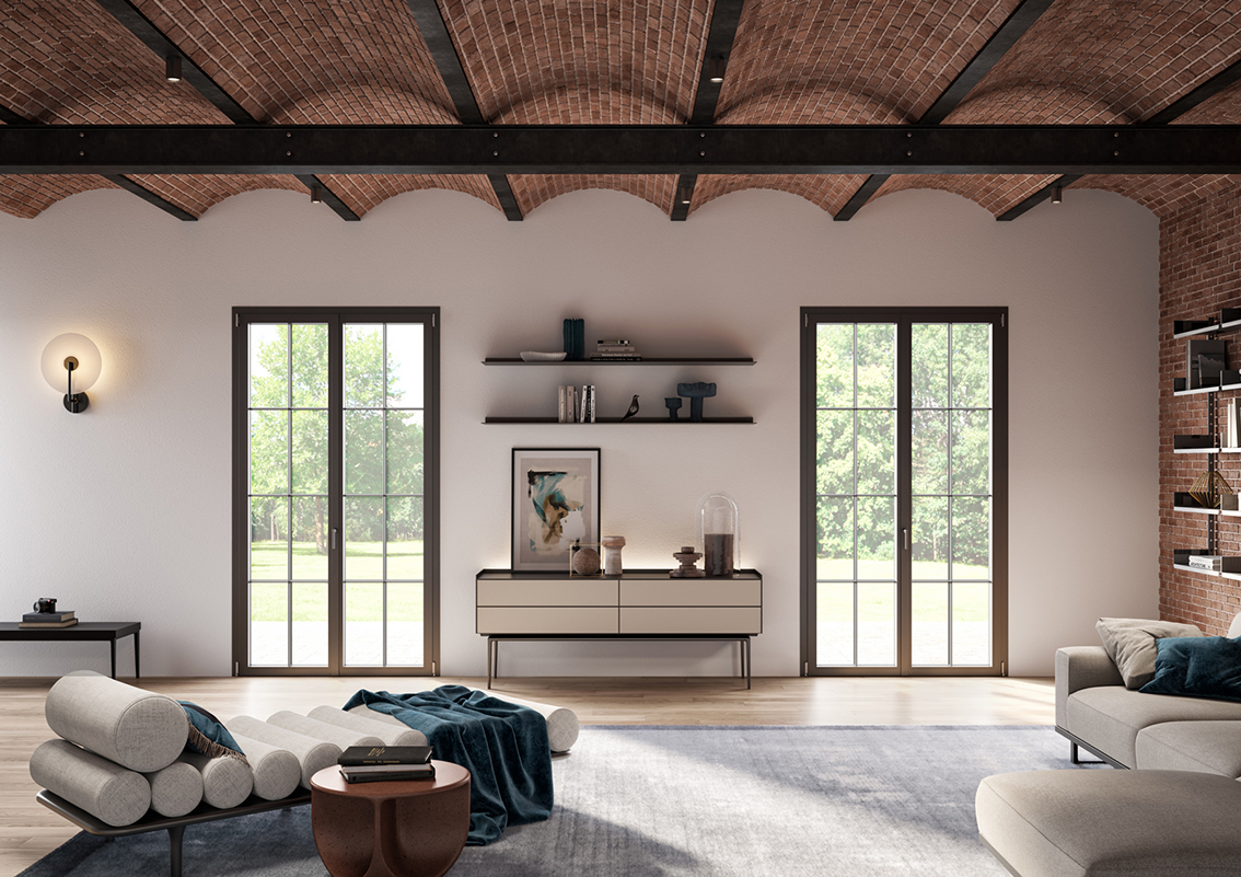 Miru STEEL di WnD: finitura nero con inglesine in tinta Miru STEEL di WnD: finitura nero con inglesine in tinta