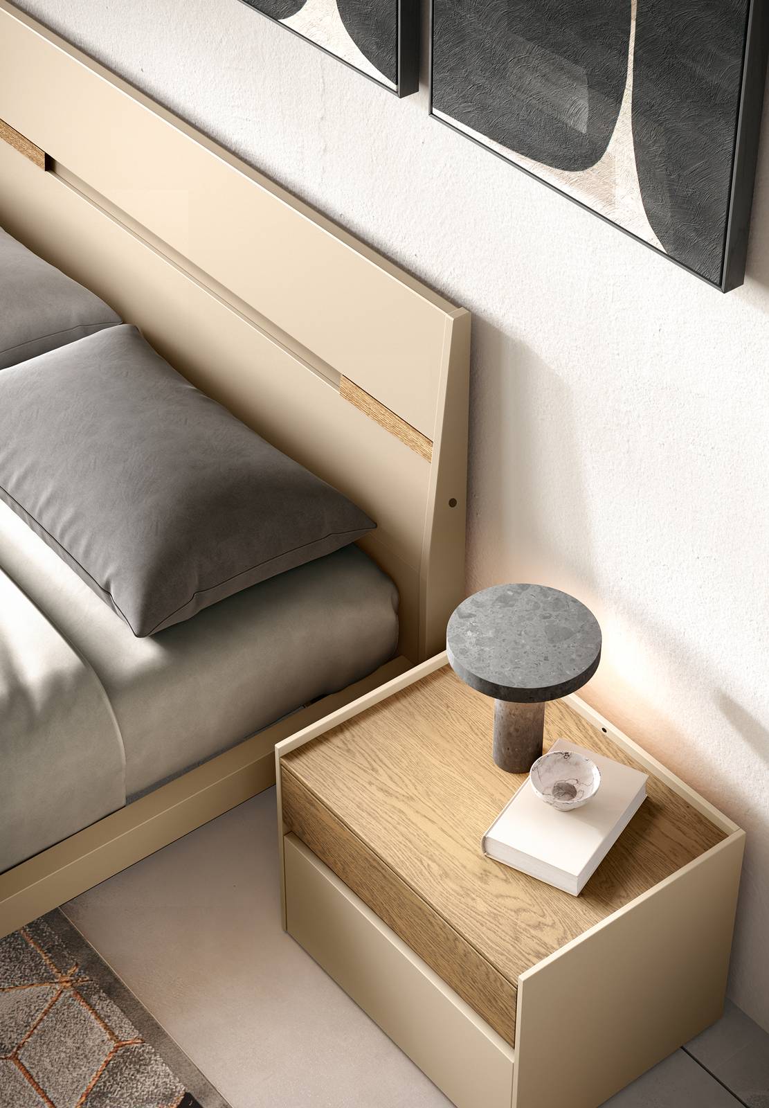 Z12, Camera Eclipse, dettaglio del comodino