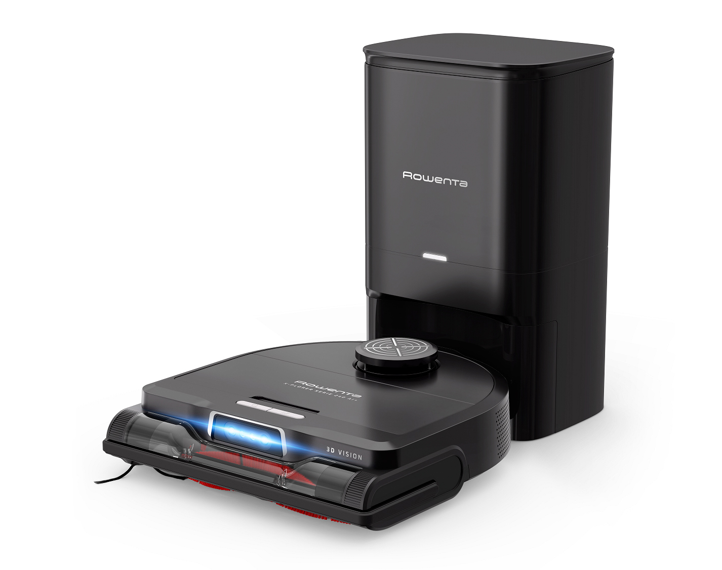 Dotato di intelligenza artificiale, visione 3D e navigazione intelligente con Laser LiDAR 360° per riconoscere ed evitare ostacoli bassi e piccoli oggetti, X-PLORER Serie 240 AI+ di Rowenta aspira e lava in una sola passata. Una volta che la sessione di pulizia è terminata, il robot torna alla stazione e svuota automaticamente la polvere in pochi secondi, offrendo autonomia fino a 60 giorni senza manutenzione e tramite app è possibile personalizzare le impostazioni e gestire le mappe, definire zone no-go o zone senza lavaggio, programmare le pulizie, modificare il livello della potenza di aspirazione e dell’umidità del panno, e tante altre funzioni. La stazione base misura L 22,5 x P 18 x H 38 cm.  Prezzo 899,99 euro. www.rowenta.it Dotato di intelligenza artificiale, visione 3D e navigazione intelligente con Laser LiDAR 360° per riconoscere ed evitare ostacoli bassi e piccoli oggetti, X-PLORER Serie 240 AI+ di Rowenta aspira e lava in una sola passata. Una volta che la sessione di pulizia è terminata, il robot torna alla stazione e svuota automaticamente la polvere in pochi secondi, offrendo autonomia fino a 60 giorni senza manutenzione e tramite app è possibile personalizzare le impostazioni e gestire le mappe, definire zone no-go o zone senza lavaggio, programmare le pulizie, modificare il livello della potenza di aspirazione e dell’umidità del panno, e tante altre funzioni. La stazione base misura L 22,5 x P 18 x H 38 cm.  Prezzo 899,99 euro. www.rowenta.it