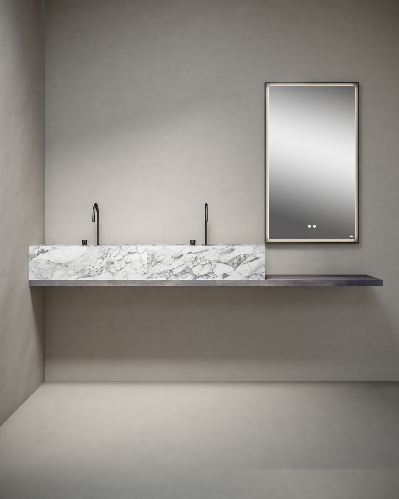 Il blocco frontale in marmo Bianco Carrara con doppio lavabo integrato di Fiora è disponibile in svariate lunghezze e altezze. Prezzo, Iva esclusa, nella misura L 80,2 x P 45,3 e altezza fino a 12 cm 1.430 euro. https://fiorabath.com/it/ Il blocco frontale in marmo Bianco Carrara con doppio lavabo integrato di Fiora è disponibile in svariate lunghezze e altezze. Prezzo, Iva esclusa, nella misura L 80,2 x P 45,3 e altezza fino a 12 cm 1.430 euro. https://fiorabath.com/it/