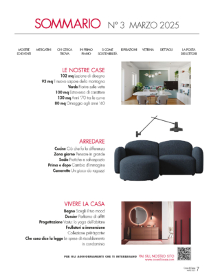 sommario cose di casa marzo 2025