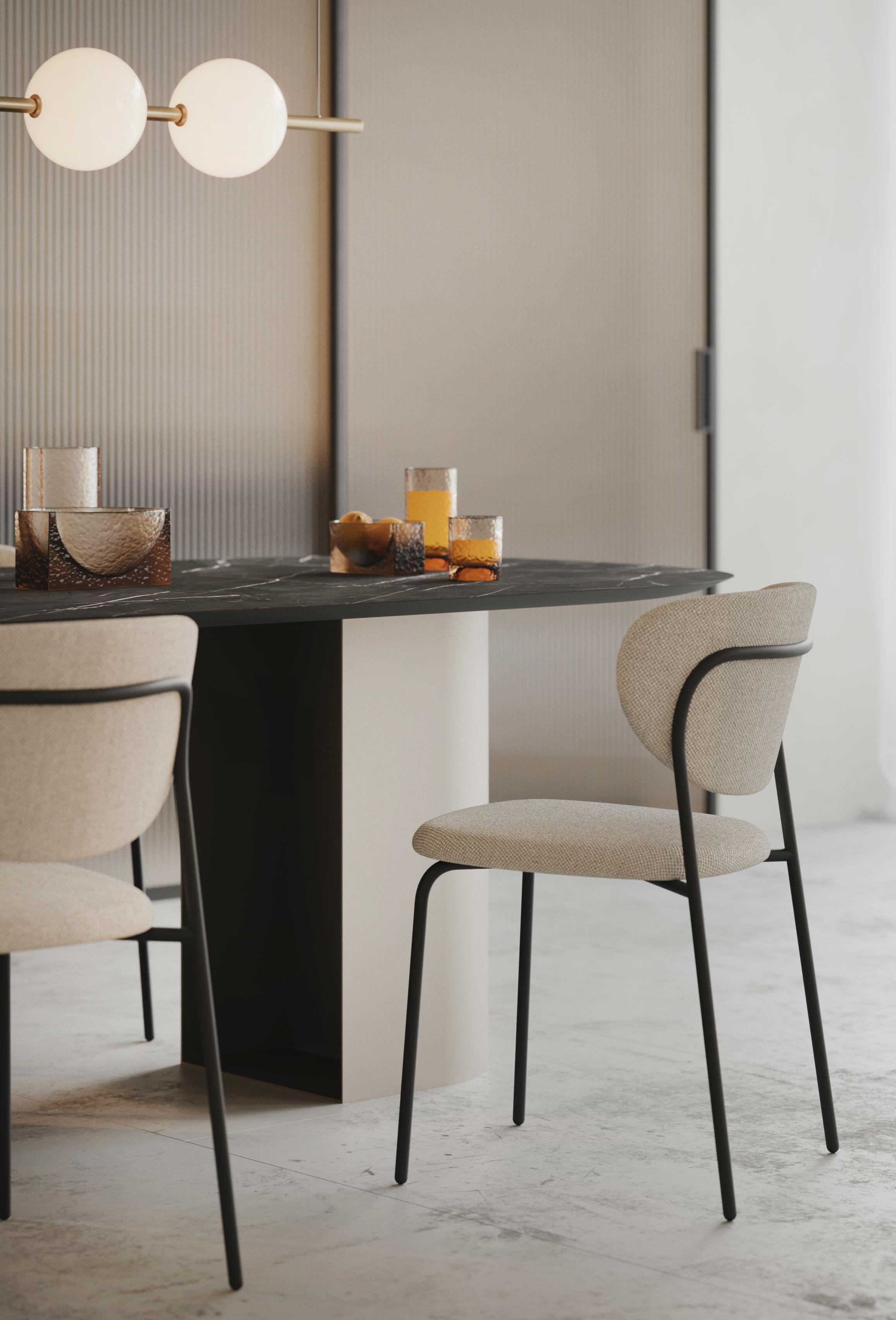 Fa parte della collezione Living Day By Day di Giessegi il tavolo HU! con il piano fisso effetto marmo nero, decorato da un bordo stondato, realizzato in nobilitato Marquinia. Il basamento è realizzato in metallo verniciato. Misura L 210 x P 110 x H 76,8 cm. Prezzo 1.710 euro + Iva. www.giessegi.it Fa parte della collezione Living Day By Day di Giessegi il tavolo HU! con il piano fisso effetto marmo nero, decorato da un bordo stondato, realizzato in nobilitato Marquinia. Il basamento è realizzato in metallo verniciato. Misura L 210 x P 110 x H 76,8 cm. Prezzo 1.710 euro + Iva. www.giessegi.it