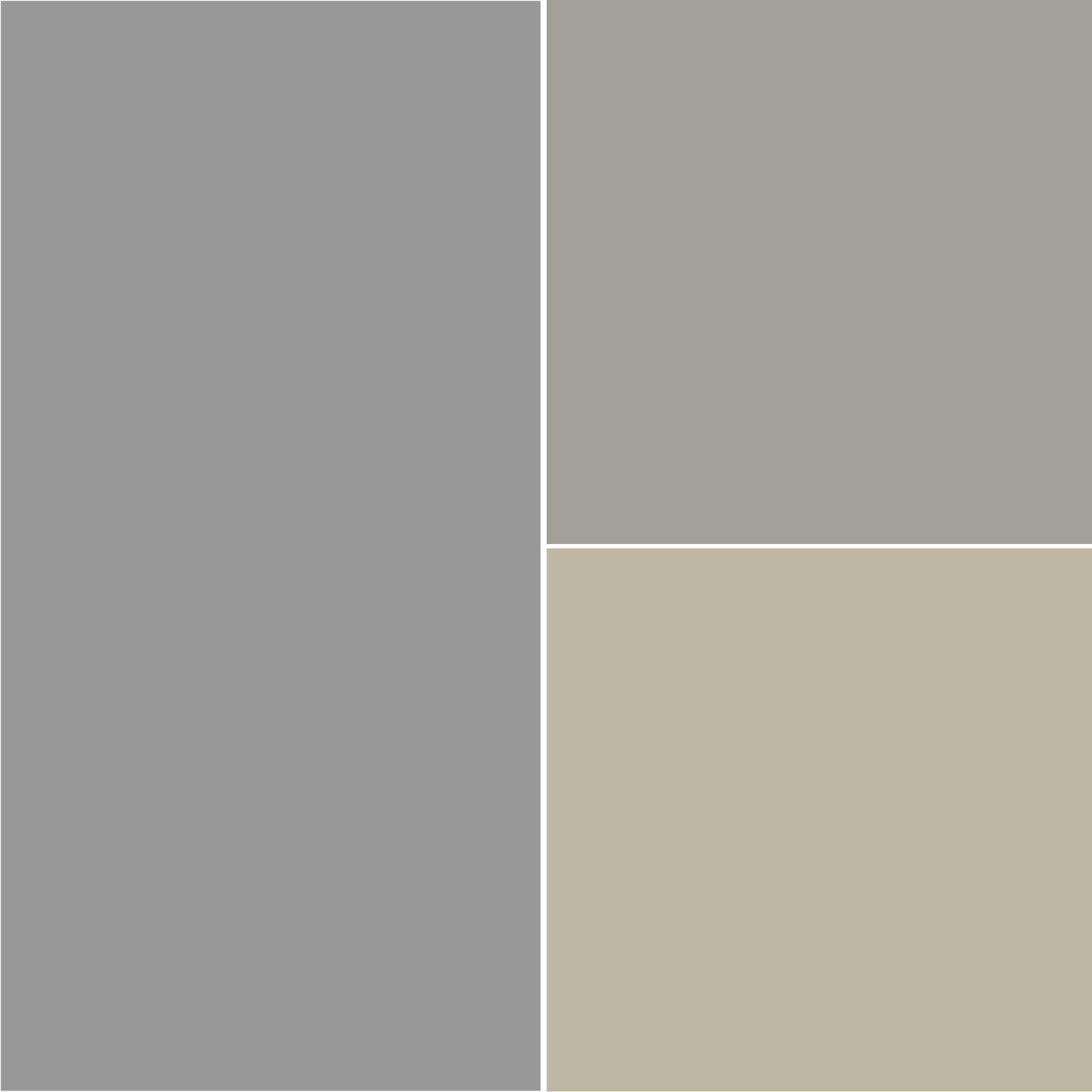 Abbinamento grigio con grigio cemento e tortora