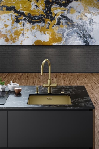 Franke con finitura oro Franke con finitura oro