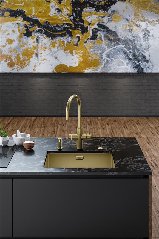 Franke con finitura oro Franke con finitura oro