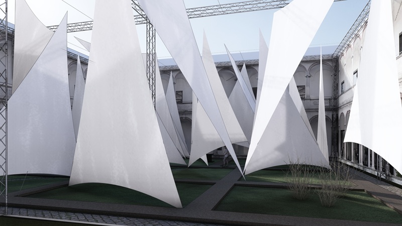 Wind Labyrinth di Piero Lissoni per Sanlorenzo Wind Labyrinth di Piero Lissoni per Sanlorenzo