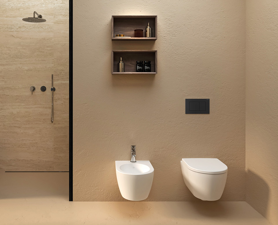 Sigma 40 è la nuova gamma di placche di comando Geberit che sarà disponibile sul mercato dal 1 aprile, con una profondità di soli 4 mm è estremamente sottile, il design è minimalista e contemporaneo. Disponibile in un’ampia gamma di materiali, dall'acciaio inox spazzolato al vetro, e in vari colori che rispecchiano le sfumature cromatiche più adatte ai bagni contemporanei, come il cromato, il nero, il bianco, il sabbia e l’oro rosso spazzolato inoltre offre due opzioni di design determinate dalla forma del tasto, square o round. Misura L 24,6 x P 0,4 x H 15,2 cm. Prezzo da rivenditore  www.geberit.it Sigma 40 è la nuova gamma di placche di comando Geberit che sarà disponibile sul mercato dal 1 aprile, con una profondità di soli 4 mm è estremamente sottile, il design è minimalista e contemporaneo. Disponibile in un’ampia gamma di materiali, dall'acciaio inox spazzolato al vetro, e in vari colori che rispecchiano le sfumature cromatiche più adatte ai bagni contemporanei, come il cromato, il nero, il bianco, il sabbia e l’oro rosso spazzolato inoltre offre due opzioni di design determinate dalla forma del tasto, square o round. Misura L 24,6 x P 0,4 x H 15,2 cm. Prezzo da rivenditore  www.geberit.it