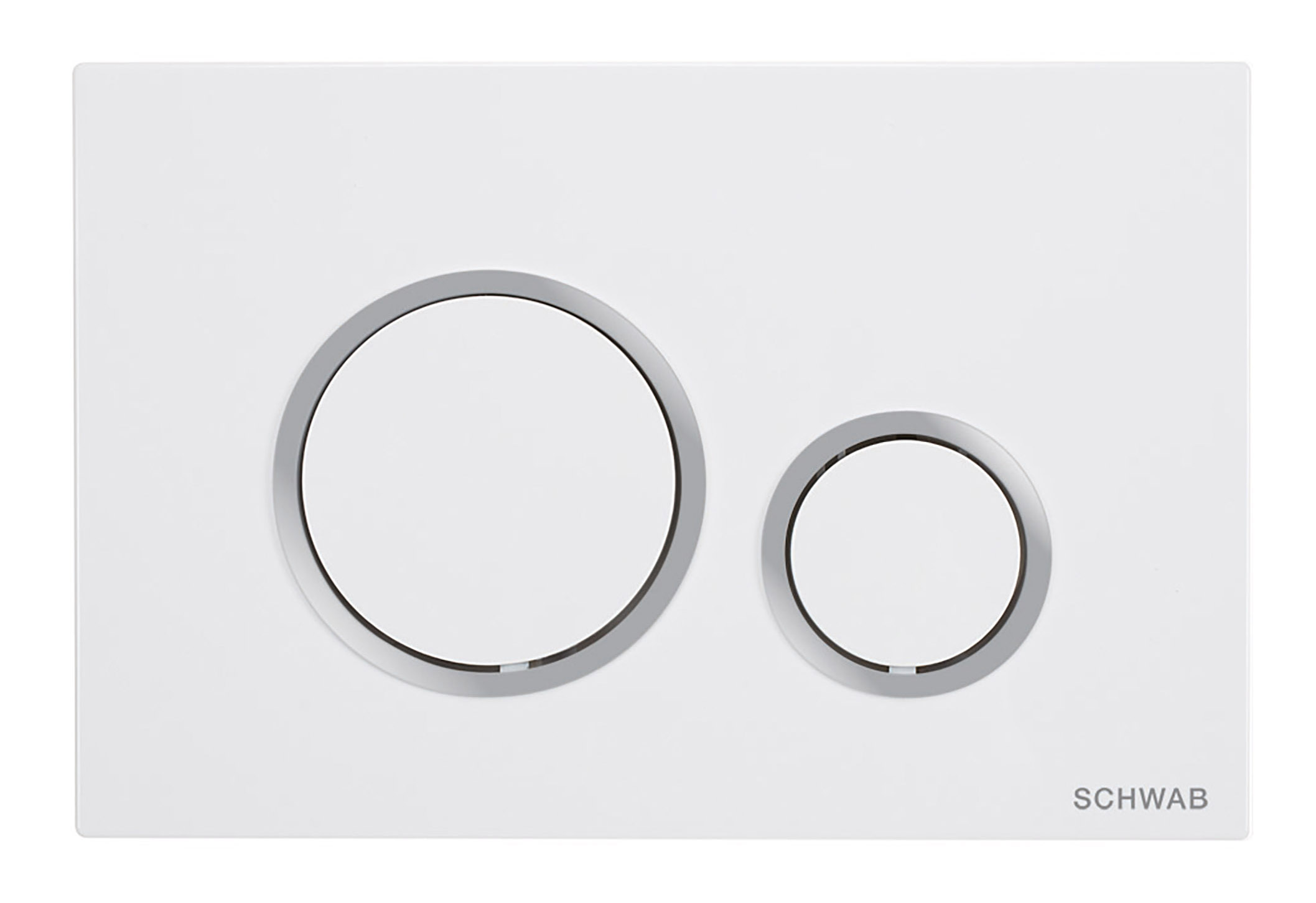 La placca Vela Duo di Schwab, in vendita da Tecnomat, è realizzata in plastica di alta qualità, ad attivazione meccanica con doppio flusso di scarico per cassette serie 299 permette risparmio idrico. Disponibile in diverse finiture, in foto in bianco con anello cromo misura L 24,7 x P 16,5 cm. Prezzo Tecnomat 31,50 euro. www.tecnomat.it La placca Vela Duo di Schwab, in vendita da Tecnomat, è realizzata in plastica di alta qualità, ad attivazione meccanica con doppio flusso di scarico per cassette serie 299 permette risparmio idrico. Disponibile in diverse finiture, in foto in bianco con anello cromo misura L 24,7 x P 16,5 cm. Prezzo Tecnomat 31,50 euro. www.tecnomat.it