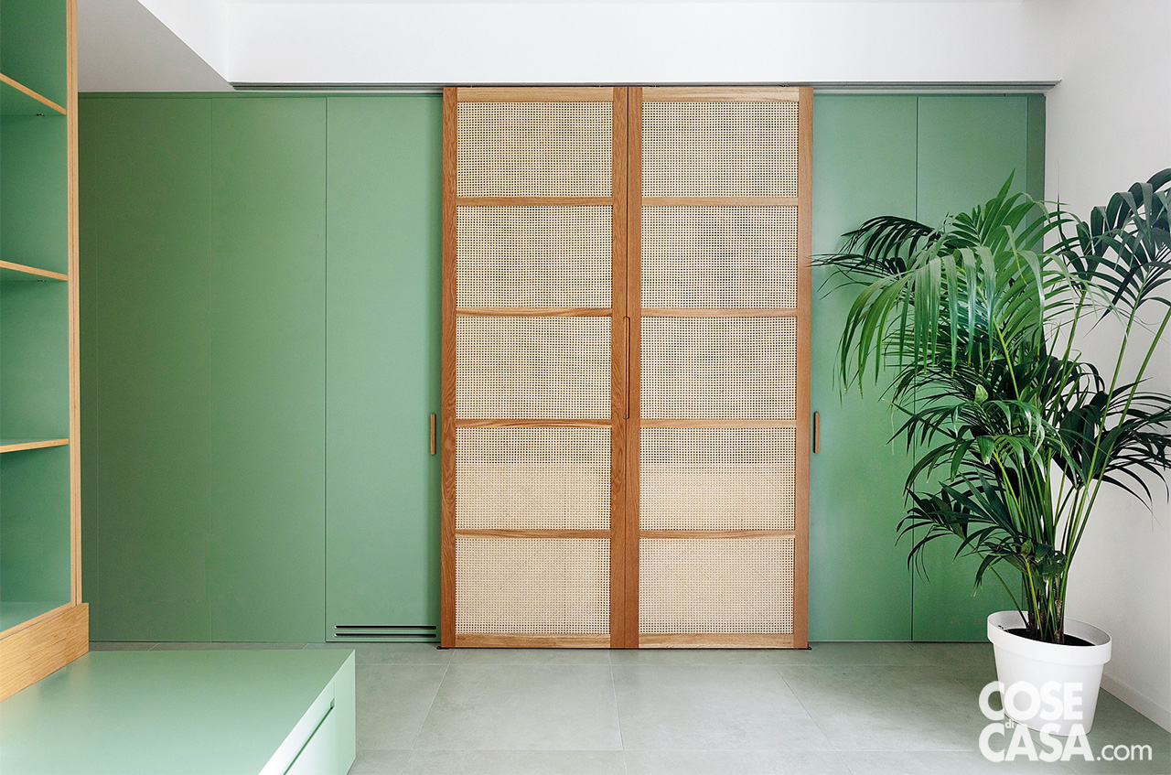 cucina ante scorrevoli chiuse