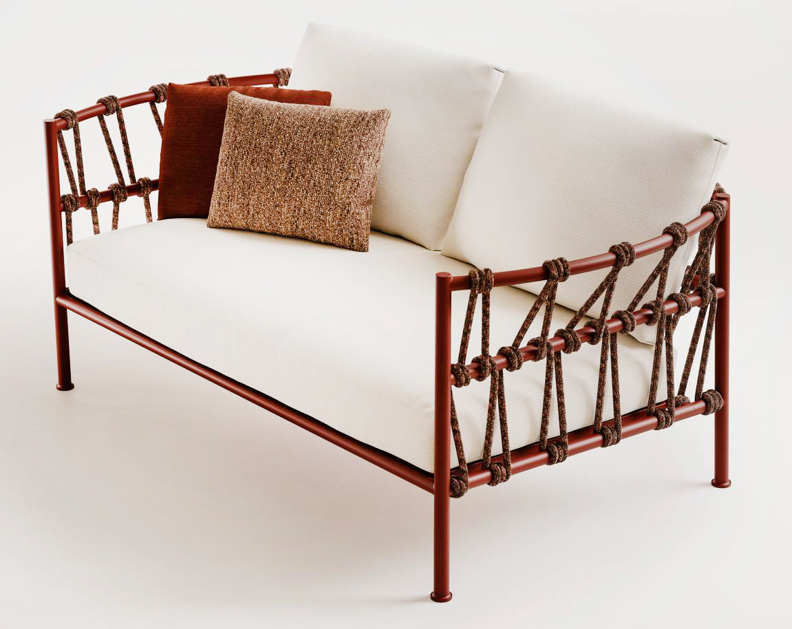 Il divano outdoor della collezione Antigua di Emu è leggero e facile da ambientare: la struttura in alluminio è avvolta da corda intrecciata che lascia trasparire l'anima metallica. È disponibile in numerose varianti di colore, da quelle più sobrie a quelle più audaci. https://www.emu.it - Salone del mobile 2025, padiglione 22, Stand B24. Il divano outdoor della collezione Antigua di Emu è leggero e facile da ambientare: la struttura in alluminio è avvolta da corda intrecciata che lascia trasparire l'anima metallica. È disponibile in numerose varianti di colore, da quelle più sobrie a quelle più audaci. https://www.emu.it - Salone del mobile 2025, padiglione 22, Stand B24.