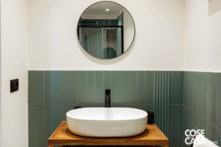 lavabo bagno con piastrelle verdi lavabo bagno con piastrelle verdi