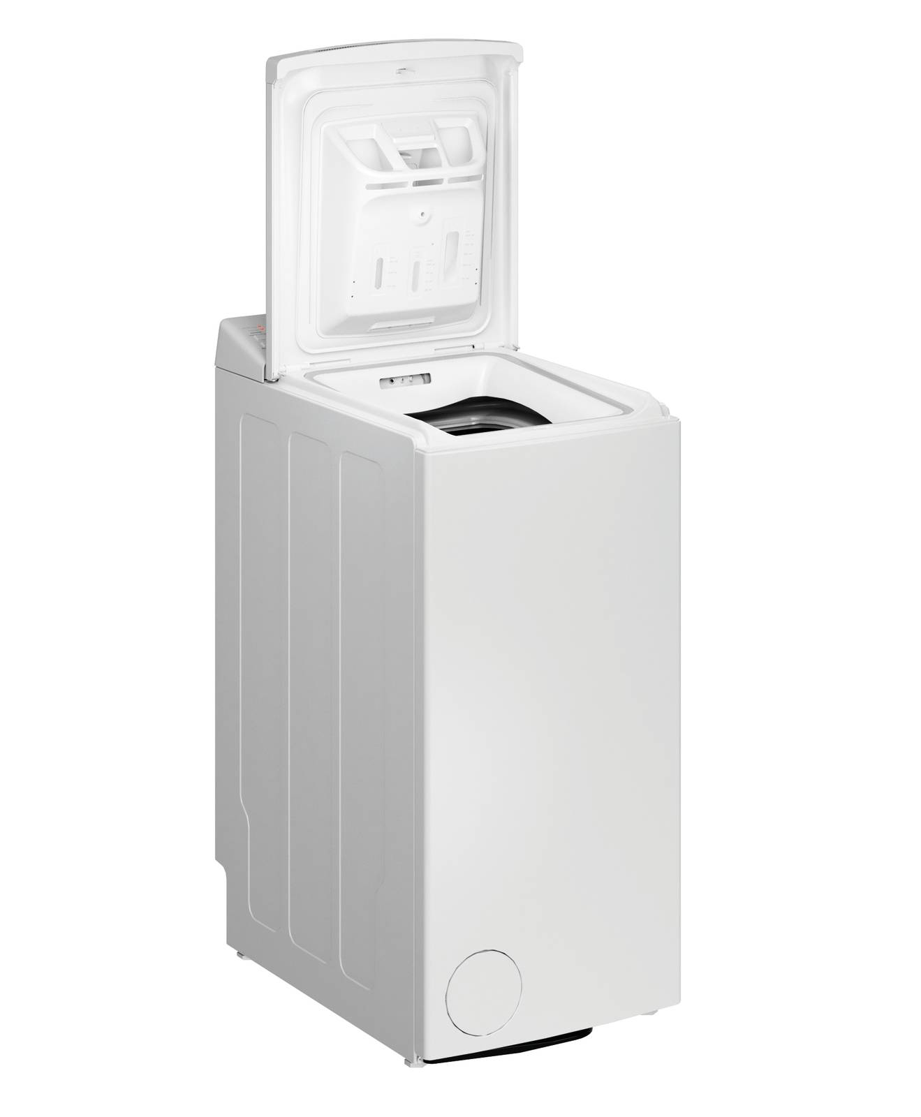La lavatrice a carica dall’alto a libera installazione WMTG 626BS IT di Hotpoint Ariston è la soluzione perfetta per piccoli spazi e nicchie. In classe A, ha cestello da 6,0 kg e centrifuga regolabile fino a 1.200 giri al minuto. Ha motore Inverter silenzioso e apertura soft dell’oblò così da facilitare le operazioni di carico e scarico. Misura L 40 x P 60 x H 90 cm. Prezzo 679 euro. www.hotpoint.it La lavatrice a carica dall’alto a libera installazione WMTG 626BS IT di Hotpoint Ariston è la soluzione perfetta per piccoli spazi e nicchie. In classe A, ha cestello da 6,0 kg e centrifuga regolabile fino a 1.200 giri al minuto. Ha motore Inverter silenzioso e apertura soft dell’oblò così da facilitare le operazioni di carico e scarico. Misura L 40 x P 60 x H 90 cm. Prezzo 679 euro. www.hotpoint.it