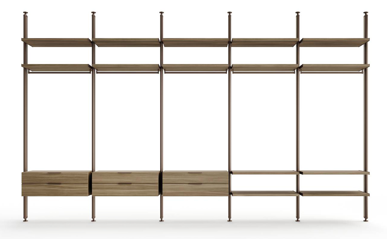 La libreria modulare L25 di Lema, con un innovativo sistema freestanding, è composta da contenitori e ripiani fissati ai montanti in alluminio estruso con fissaggio a pavimento-soffitto o a pavimento-parete. https://www.lemamobili.com - Salone del mobile 2025, padiglione 11, stand B15/C20. La libreria modulare L25 di Lema, con un innovativo sistema freestanding, è composta da contenitori e ripiani fissati ai montanti in alluminio estruso con fissaggio a pavimento-soffitto o a pavimento-parete. https://www.lemamobili.com - Salone del mobile 2025, padiglione 11, stand B15/C20.