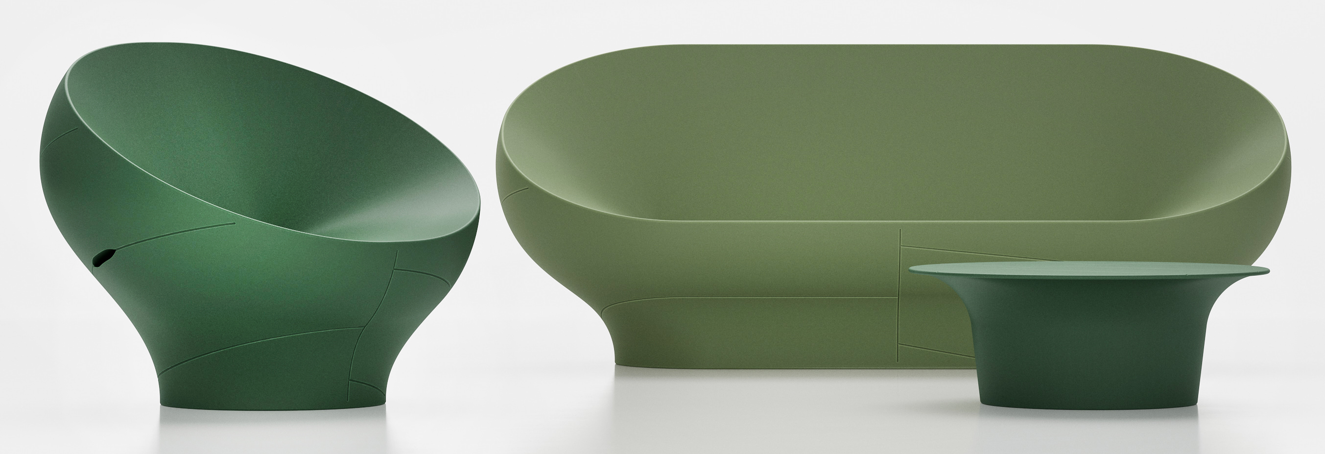 Hanno un aspetto morbido e scultoreo le sedute outdoor della collezione Vera di Lyxo: sono completamente realizzati in polietilene, materiale riciclabile al 100% e altamente performante, disponibile in una vasta palette di colori. La forma dei cuscini ricorda quella del fiore di loto. https://www.lyxodesign.com - Salone del mobile 2025, padiglione 18, Stand F12. Hanno un aspetto morbido e scultoreo le sedute outdoor della collezione Vera di Lyxo: sono completamente realizzati in polietilene, materiale riciclabile al 100% e altamente performante, disponibile in una vasta palette di colori. La forma dei cuscini ricorda quella del fiore di loto. https://www.lyxodesign.com - Salone del mobile 2025, padiglione 18, Stand F12.