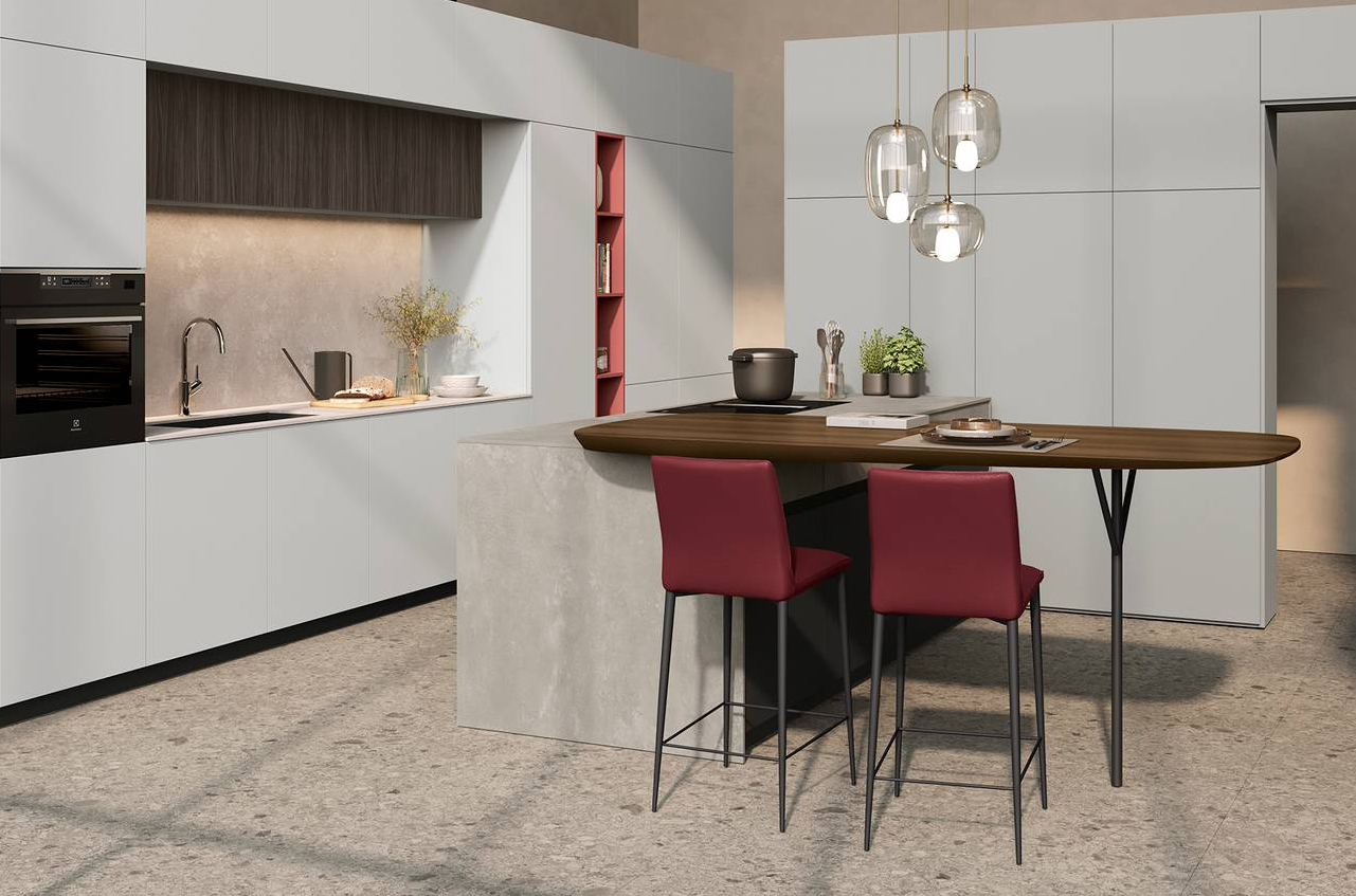 Gli sgabelli ergonomici Lola di Febal Casa sono caratterizzati da uno schienale alto e flessibile, che agevola l'appoggio della schiena, assecondando il movimento del corpo, e sono disponibili nella versione fissa o girevole. Le gambe sono disponibili in metallo verniciato nelle finiture Ottone scuro, nero, Antracite e Sabbia oppure rivestite in abbinamento alla seduta. Misurano L 42 x P 51 x H 96 cm. Prezzo su richiesta. www.febalcasa.com Gli sgabelli ergonomici Lola di Febal Casa sono caratterizzati da uno schienale alto e flessibile, che agevola l'appoggio della schiena, assecondando il movimento del corpo, e sono disponibili nella versione fissa o girevole. Le gambe sono disponibili in metallo verniciato nelle finiture Ottone scuro, nero, Antracite e Sabbia oppure rivestite in abbinamento alla seduta. Misurano L 42 x P 51 x H 96 cm. Prezzo su richiesta. www.febalcasa.com