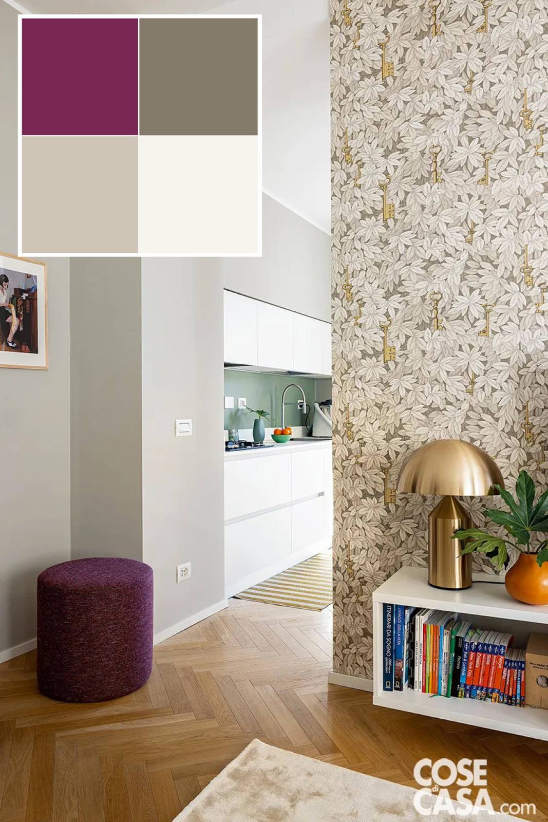 Nell’angolo, sul nuovo pavimento in rovere naturale prefinito e verniciato opaco di Cp Parquet, il pouf color prugna di Christian Fischbacher introduce una nota di colore nel living declinato in una palette di colori soft. Foto: Cristina Galliena Bohman. Styling: Laura Mauceri. Progetto: arch. Fabrizia Parlani, Torino, fabriziaparlani.com, fabrizia.parlani@hotmail.it. Nell’angolo, sul nuovo pavimento in rovere naturale prefinito e verniciato opaco di Cp Parquet, il pouf color prugna di Christian Fischbacher introduce una nota di colore nel living declinato in una palette di colori soft. Foto: Cristina Galliena Bohman. Styling: Laura Mauceri. Progetto: arch. Fabrizia Parlani, Torino, fabriziaparlani.com, fabrizia.parlani@hotmail.it.