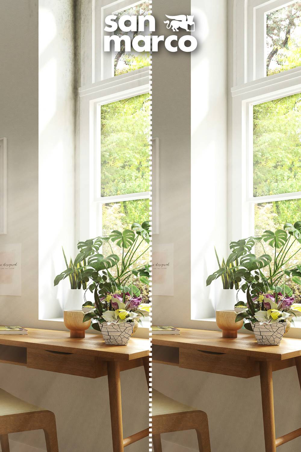 Esempio di studio trattato con antimuffa San Marco Esempio di studio trattato con antimuffa San Marco