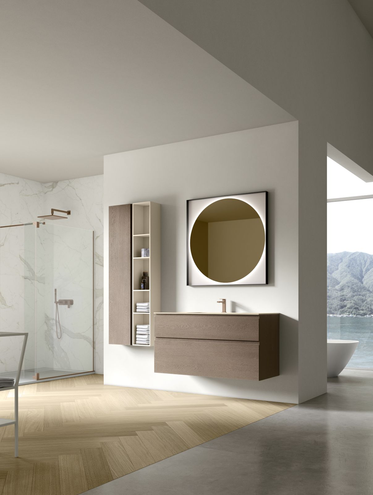 Ha apertura a gola J il mobile lavabo della collezione Soul di Arcom, un elemento che sottolinea il design moderno del mobile e garantisce una presa pratica ed ergonomica. Forte è il richiamo alla natura nella matericità del top con lavabo integrato e nelle finiture che si colorano delle tinte laccate. www.arcombagno.com – Fuorisalone, all’Insula delle Rose – Via Goito 3, Milano Ha apertura a gola J il mobile lavabo della collezione Soul di Arcom, un elemento che sottolinea il design moderno del mobile e garantisce una presa pratica ed ergonomica. Forte è il richiamo alla natura nella matericità del top con lavabo integrato e nelle finiture che si colorano delle tinte laccate. www.arcombagno.com – Fuorisalone, all’Insula delle Rose – Via Goito 3, Milano