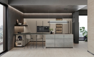 L'isola Shade Lab di Lube integra un lavello attrezzato che coniuga praticità ed eleganza, offrendo una soluzione versatile per svolgere le attività quotidiane con comodità. Sul piano si trovano prese elettriche a scomparsa per alimentare elettrodomestici e dispositivi mantenendo un aspetto sempre pulito e moderno. Le basi dell'isola presentano ante Silk con telaio in metallo e vetro a specchio, un dettaglio che amplifica la percezione dello spazio attraverso un gioco di riflessi. Prezzo 1.434 euro. www.cucinelube.it L'isola Shade Lab di Lube integra un lavello attrezzato che coniuga praticità ed eleganza, offrendo una soluzione versatile per svolgere le attività quotidiane con comodità. Sul piano si trovano prese elettriche a scomparsa per alimentare elettrodomestici e dispositivi mantenendo un aspetto sempre pulito e moderno. Le basi dell'isola presentano ante Silk con telaio in metallo e vetro a specchio, un dettaglio che amplifica la percezione dello spazio attraverso un gioco di riflessi. Prezzo 1.434 euro. www.cucinelube.it