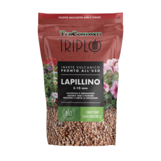 Lapillino è una delle ultimissime novità di Tercomposti. Si tratta di un drenante, pacciamante ed è anche decorativo https://tercomposti.com/