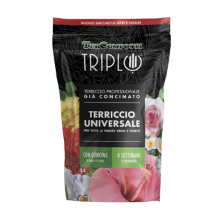 Terriccio Universale, versione Pocket, è adatto a tutte le tipologie di piante, verdi e fiorite. Utile per la germinazione di semi di ortaggi e aromatiche. https://tercomposti.com/