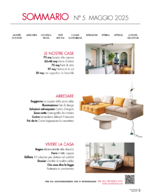 sommario cose di casa maggio 2025