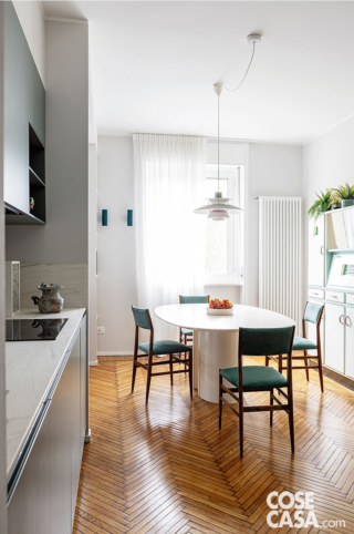 tavolo da pranzo ovale bianco