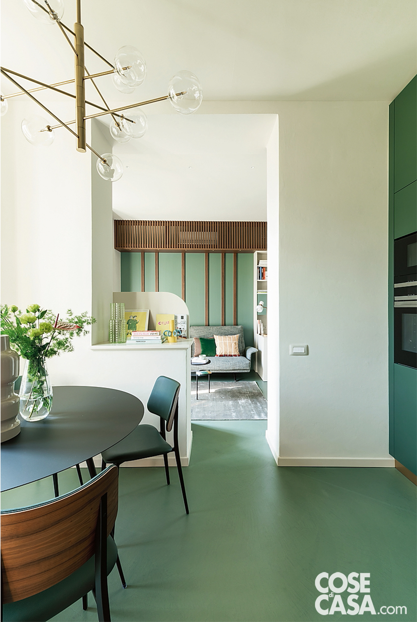 zona pranzo tavolo rotondo